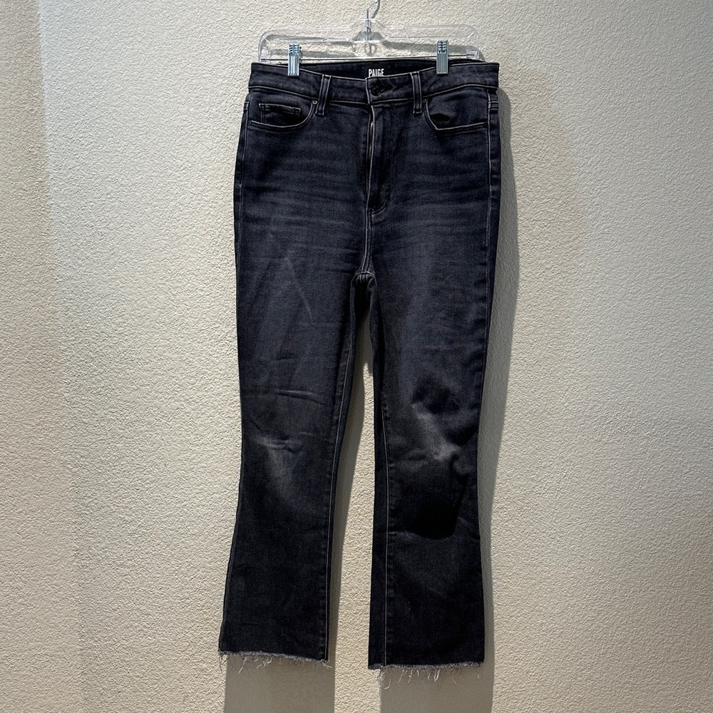 PAIGE Women's Black Straight Leg Jeans size 30